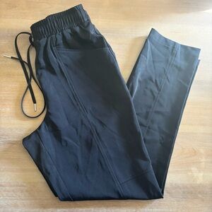 7 For All Mankind - Black Tapered Leg Drawstring Cargo Style Pants Black, Sz S